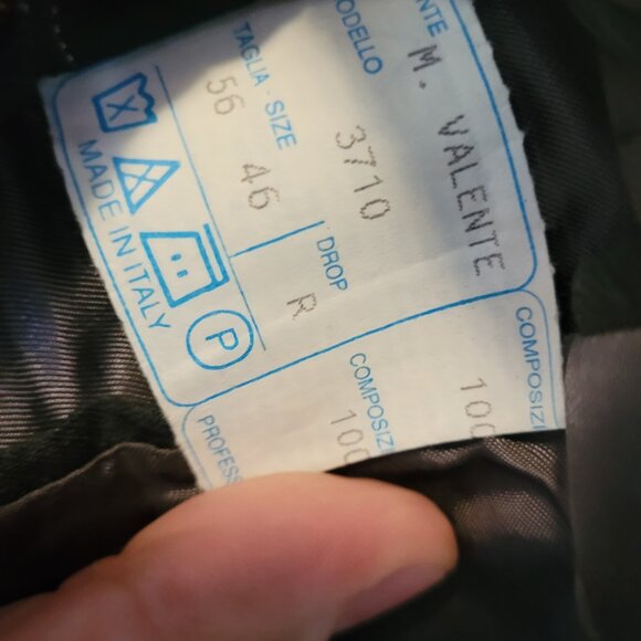 Mario Valente Loro Piana Wool Pinstripe Double Breasted Blazer 46R - Picture 7 of 8